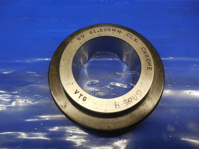 61.890 CLASS X MASTER PLAIN BORE RING GAGE 62.000 -.110 UNDERSIZE 62 mm 2.4366