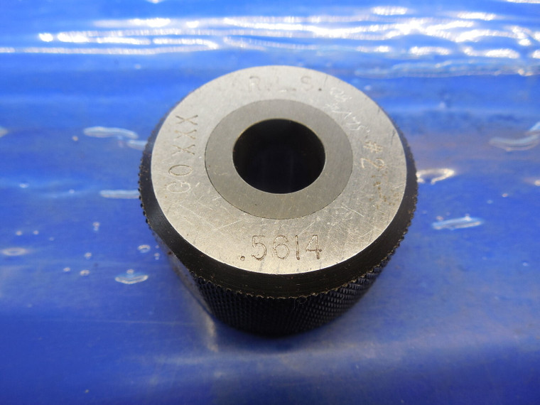.5614 CL- XX CARBIDE MASTER BORE RING GAGE .5625 -.0011 UNDERSIZE 9/16 14.260mm
