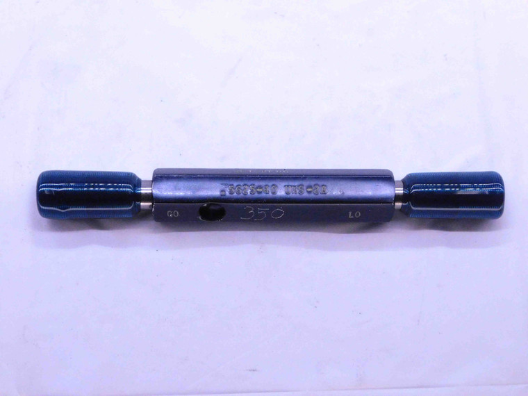 9/16 40 UNS 2A SET THREAD PLUG GAGE .5625 GO NO GO P.D.'S = .5453 & .5421 CHECK - TS0282BU
