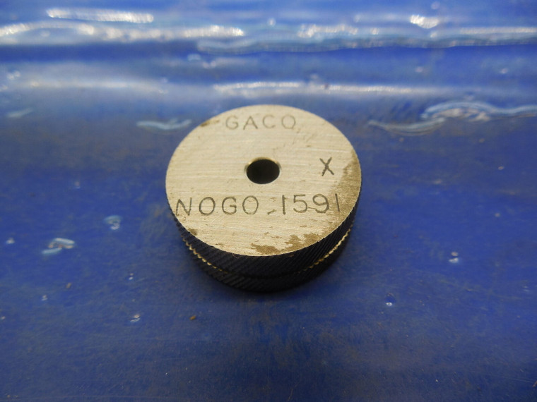 .1591 CLASS X MASTER PLAIN BORE RING GAGE .1563 +.0028 OVERSIZE 5/32 4.041 mm