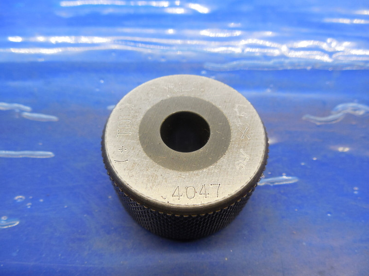 .4047 CL-X CARBIDE MASTER BORE RING GAGE .4063-.0016 UNDERSIZE 13/32 10.279mm
