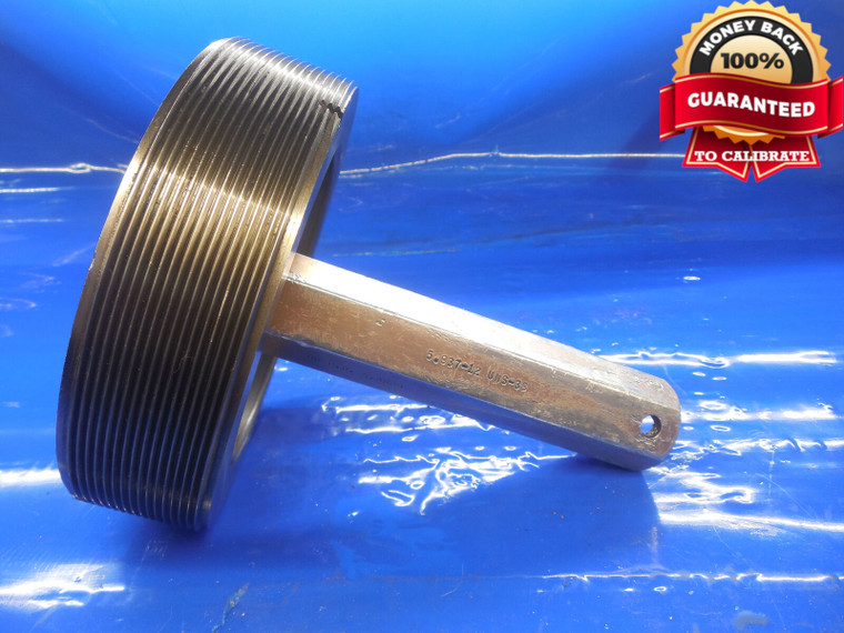 5 15/16 12 UNS 3B THREAD PLUG GAGE 5.9375 5.937 GO ONLY P.D. = 5.8829 NS-3B TOOL