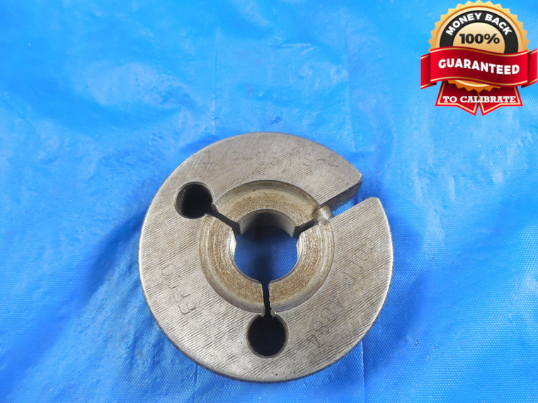 1/2 56 NS 2 THREAD RING GAGE .5 GO ONLY P.D. = .4884 1/2-56 UNS-2 QUALITY TOOL