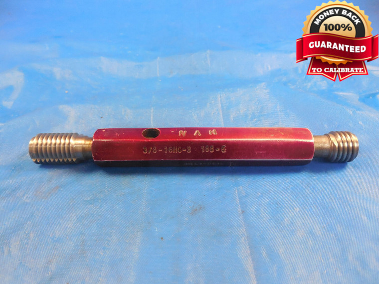 3/8 16 HC 3 STI HELICOIL THREAD PLUG GAGE .375 GO NO GO P.D.'S= .4156 & .4178