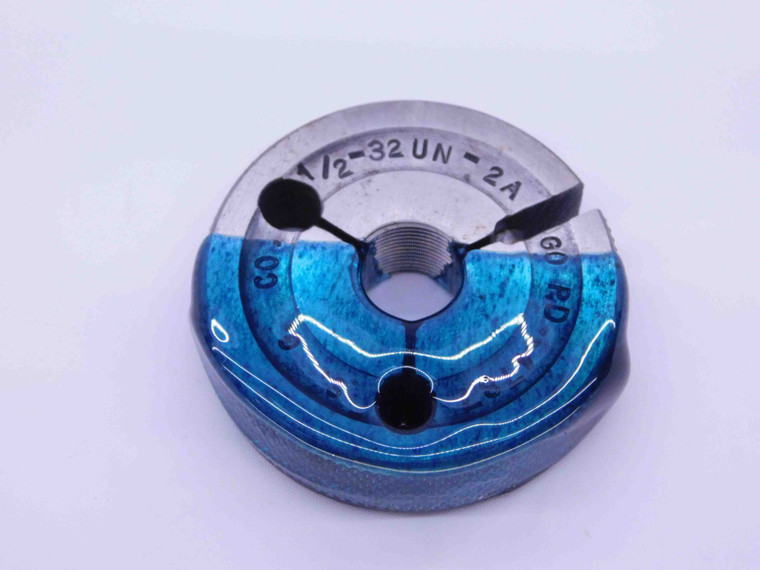 1/2 32 UN 2A THREAD RING GAGE .5 .50 .500 .5000 GO ONLY P.D. = .4787 INSPECTION - JF3033BU