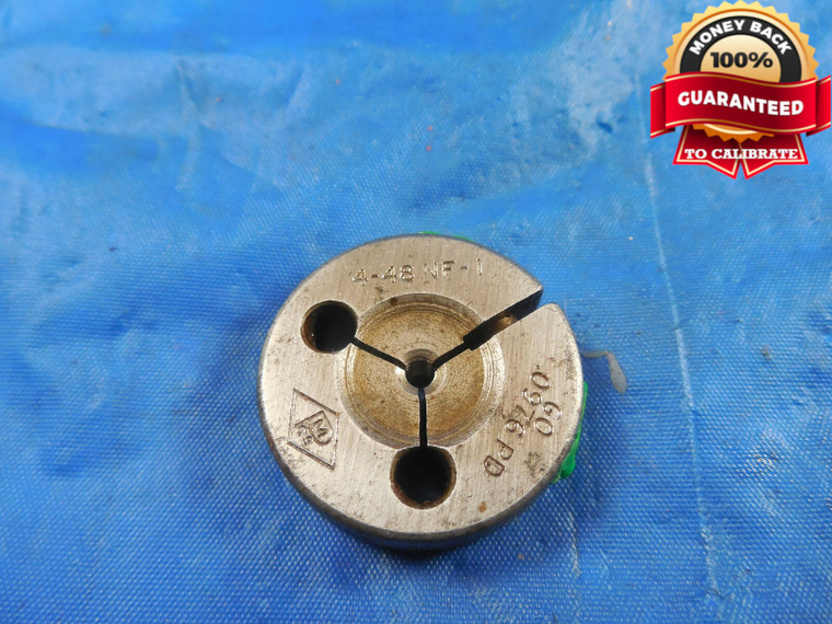 4 48 NF 1 THREAD RING GAGE #4 .112 GO ONLY P.D. = .0976 4-48 NF-1 QUALITY CHECK