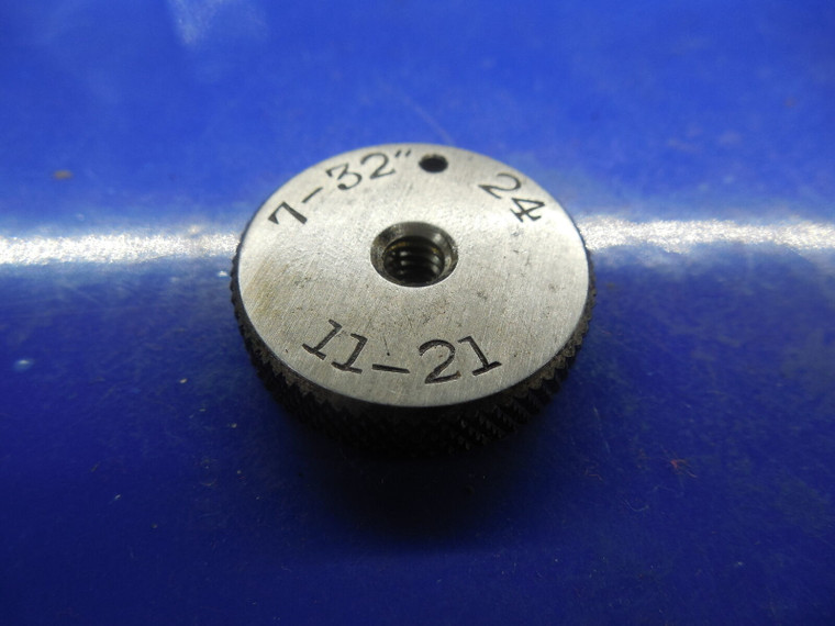 BUDGET 7/32 24 SOLID THREAD RING GAGE .21875 7/32-24 QUALITY INSPECTION CHECK