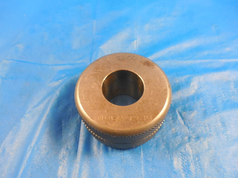 .7480 CLASS XX MASTER PLAIN BORE RING GAGE .7500 -.0020 UNDERSIZE 3/4 18.999 mm