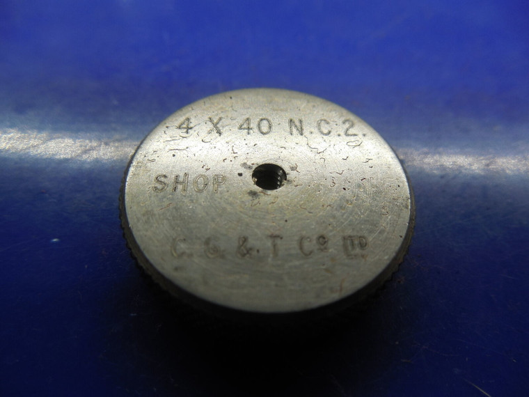 BUDGET 4 40 NC 2 SOLID THREAD RING GAGE #4 .112 4-40 NC-2 QUALITY INSPECTION