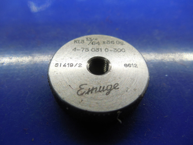 BUDGET 13/64 36 SOLID THREAD RING GAGE .203125 13/64-36 QUALITY INSPECITON CHECK