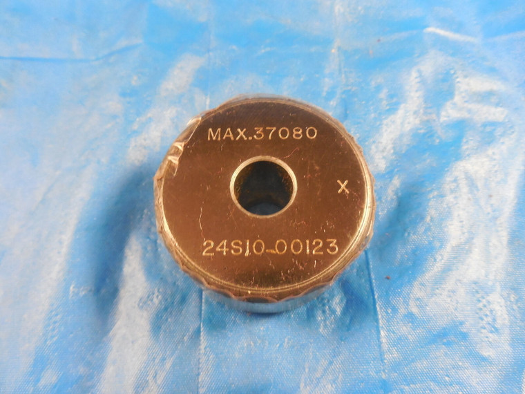 .3708 CLASS X MASTER PLAIN BORE RING GAGE .3750 -.0042 UNDERSIZE 3/8 9.418 mm