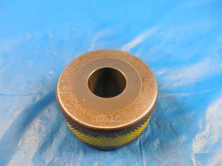 .6510 CLASS X MASTER CARBIDE BORE RING GAGE .6563 -.0053 UNDERSIZE 21/32 16.535