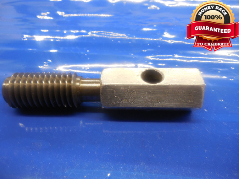 5/8 11 SPECIAL PITCH THREAD PLUG GAGE .625 GO ONLY P.D.= .5635 5/8-11 .6250