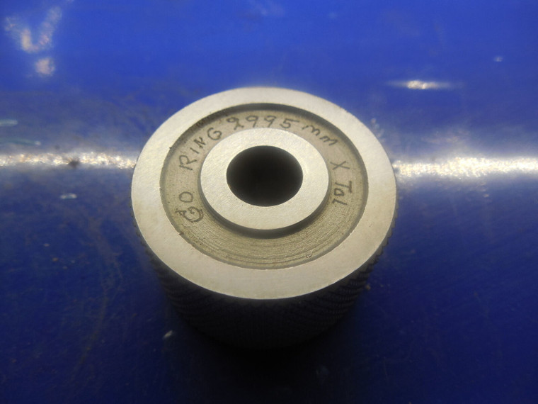 9.995 CLASS X MASTER PLAIN BORE RING GAGE 10.000 -.005 UNDERSIZE 10 mm .3935