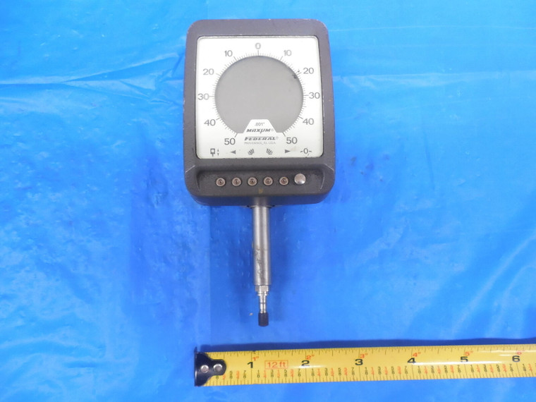 FEDERAL MAXUM DIGITAL ELECTRONIC DIAL INDICATOR DEI-13112-D .001" GRADUATION