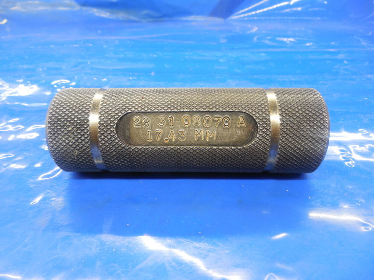 17.430 MASTER SMOOTH PLAIN BORE RING GAGE 17.500 -.070 17.5 mm .6862 EXTRA LONG