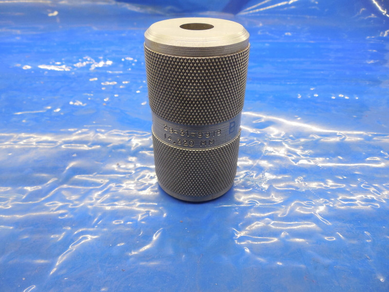 14.320 MASTER SMOOTH PLAIN BORE RING GAGE 14.0000+.320 OVERSIZE 14 mm EXTRA LONG