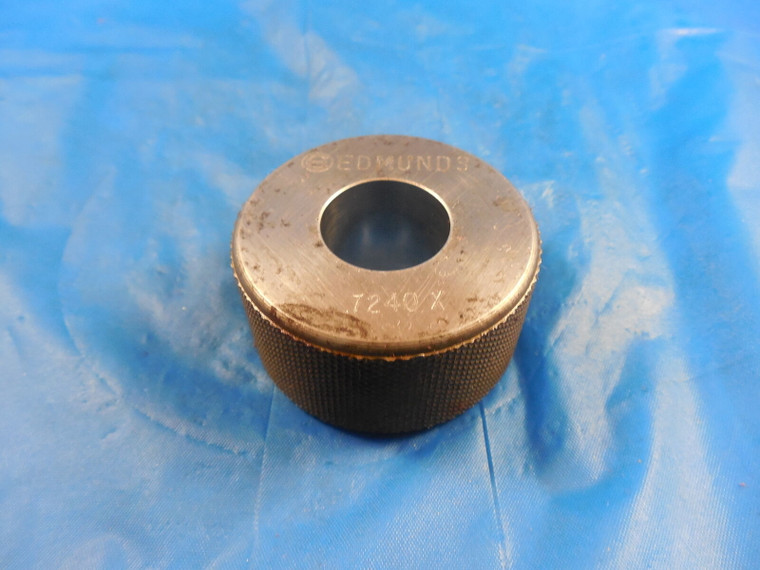 .7240 CLASS X MASTER PLAIN BORE RING GAGE .7188 +.0052 OVERSIZE 23/32 18.390 mm