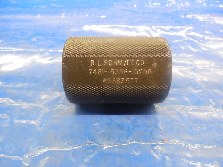 .7461 .6356 .6256 CARBIDE STEPPED PLAIN BOER RING GAGE .7500 3/4 .6250 5/8 .625