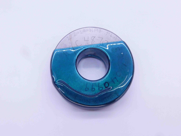 1/2 14 ANPT 6 STEP PIPE THREAD RING GAGE .5 .50 .500 .5000 A.N.P.T. AERONAUTICAL - DT0906BU