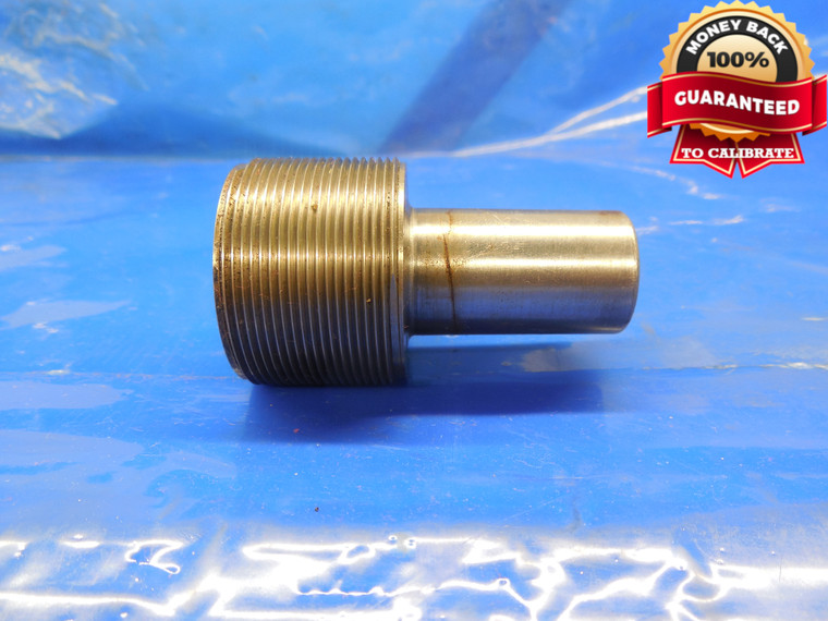 1 7/16 20 NS 3 SET THREAD PLUG GAGE 1.4375 GO ONLY P.D. = 1.4050 1 7/16-20 NS-3