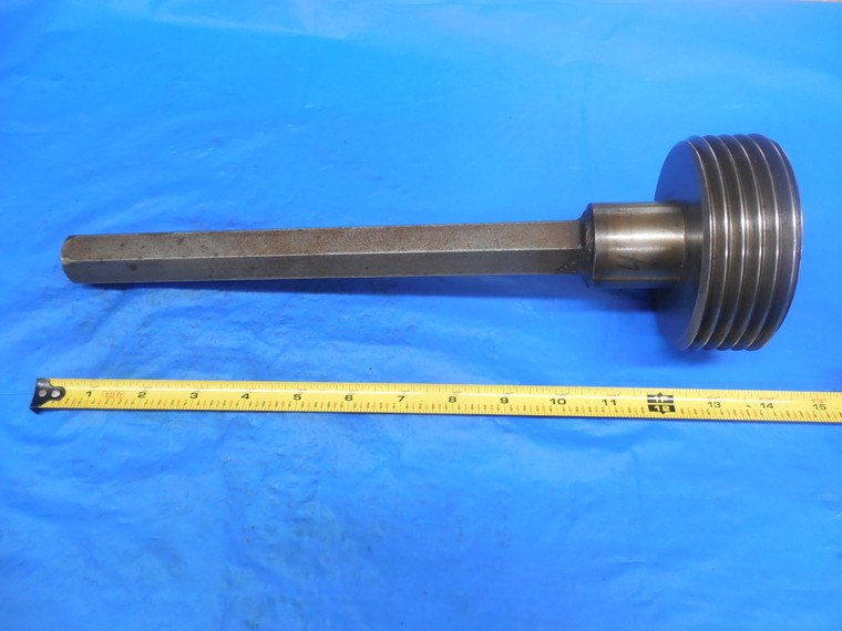 SHOP MADE 4" 4 EXTENDED THREAD PLUG GAGE 4.0 QUALITY EXTRA LONG DEEPWELL 4"-4
