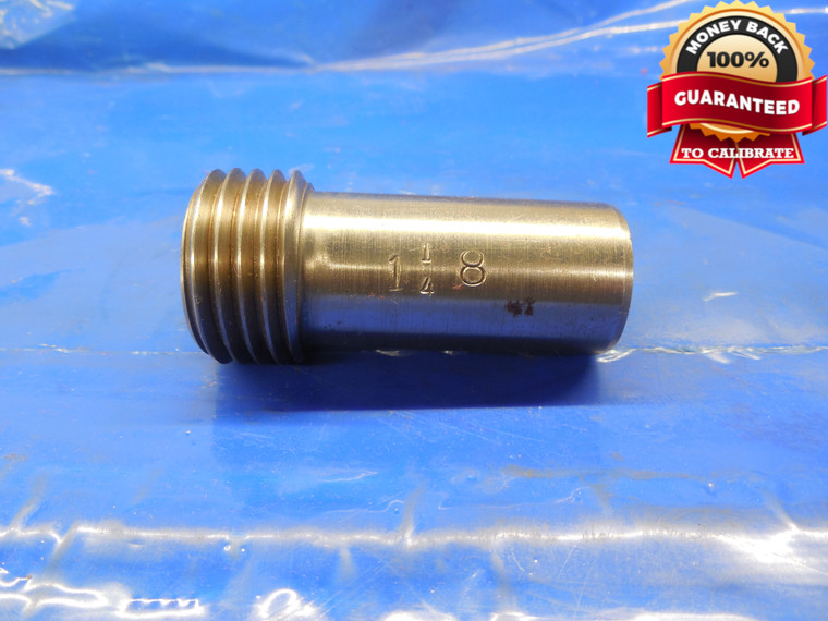 SHOP MADE 1 1/4 8 THREAD PLUG GAGE 1.25  1 1/4-8 1.250 1.2500 INSPECTION TOOL