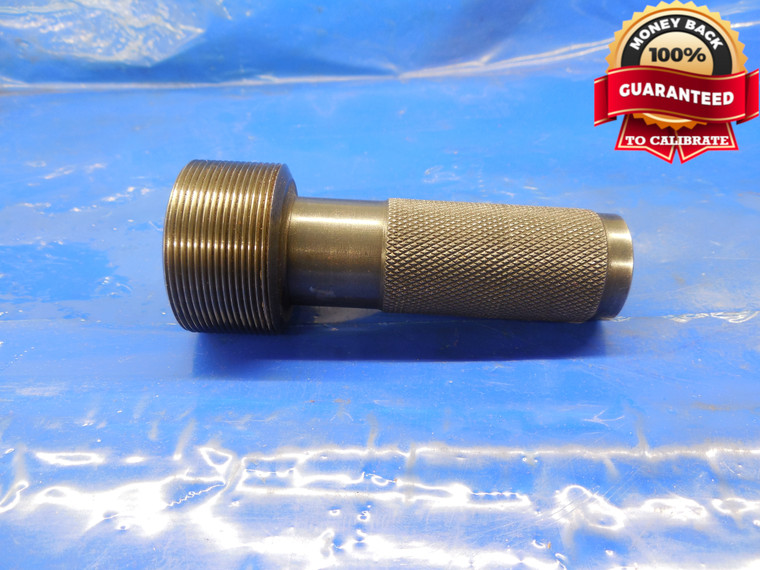 SHOP MADE 1 1/2 20 THREAD PLUG GAGE 1.5  1 1/2-20 1.50 1.500 QUALITY INSPECTION