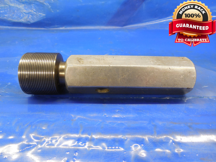 1 3/8 20 NS SET THREAD PLUG GAGE 1.375 GO ONLY P.D. = 1.3492 1 3/8-20 QUALITY