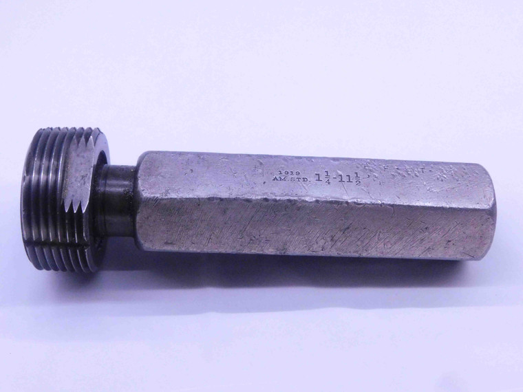 1 1/4 11 1/2 NPT L1 PIPE THREAD PLUG GAGE 1.25 1.250 1.2500 N.P.T. NATIONAL STD - 1141112NPTL1P1