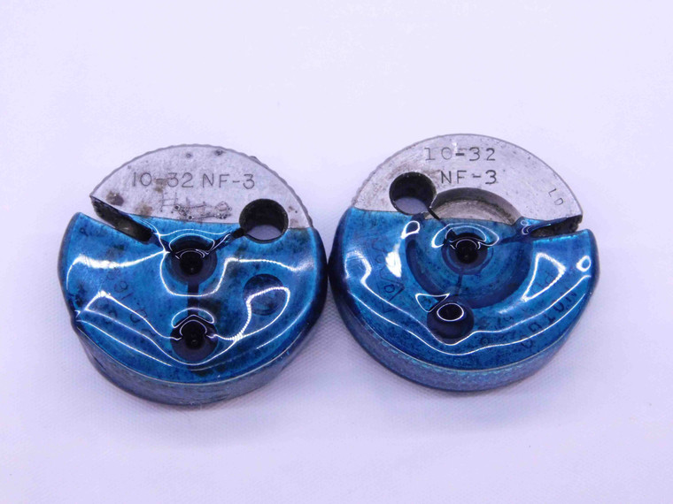 10 32 NF 3 THREAD RING GAGES #10 .190 GO NO GO P.D.'S = .1697 & .1678 UNF-3 - 10323R1