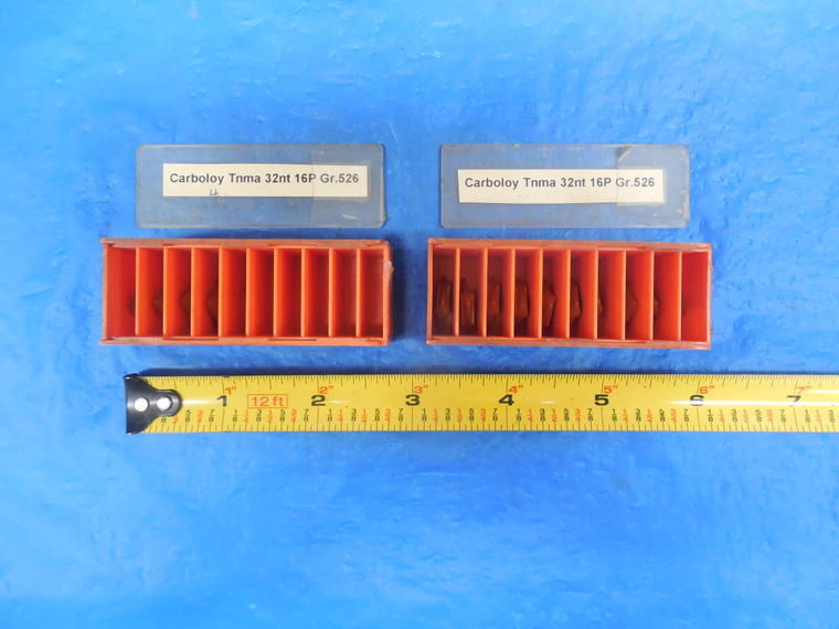 14PCS NEW SECO CARBOLOY TNMA 32NT 16P CARBIDE INSERTS GRADE 526 TiN COATED TOOL