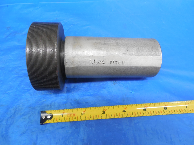 SHOP MADE 3 3/16 24 THREAD PLUG GAGE 3.18750 24.0 PD = 3.1542 QUALITY INSPECTION