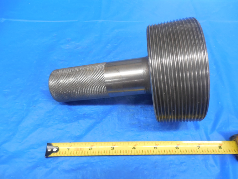 SHOP MADE 4 1/2 8 THREAD PLUG GAGE 4.5 4.50 4.500 8.0 P.D.= 4.4157 INSPECTION