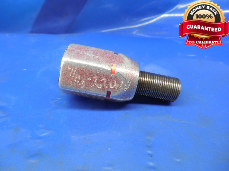 7/16 32 UN 2B THREAD PLUG GAGE .4375 NO GO ONLY P.D. = .4216 7/16-32 N-2 UN-2