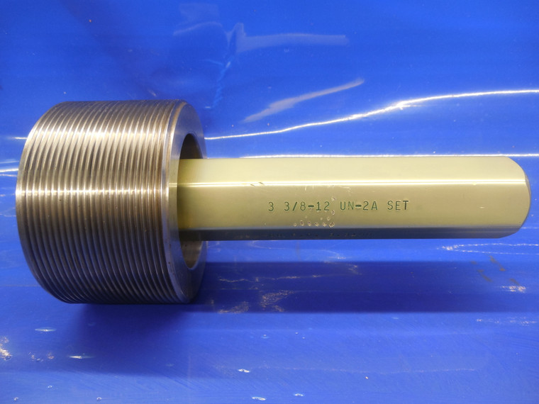 3 3/8 12 UN 2A SET THREAD PLUG GAGE 3.375 GO ONLY P.D. = 3.3190 N-2A CHECK TOOL