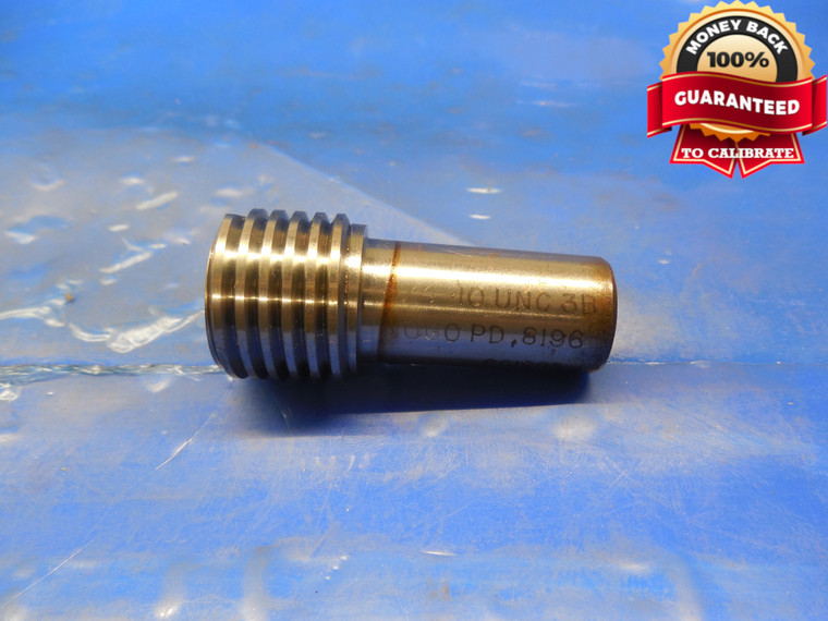 3/4 10 UNC 3B STI HELICOIL THREAD PLUG GAGE .75 NO GO ONLY PD .8196 NC TAPERLOCK