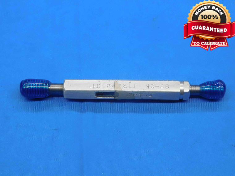 10 24 UNC 3B STI HELICOIL THREAD PLUG GAGE #10 .190 GO NO GO PDS= .2170 & .2192 - CH2121BU