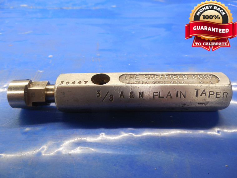 3/8 18 A & N PIPE THREAD PLUG GAGE .375 3/8-18 A&N .375-18 .3750 QUALITY CHECK
