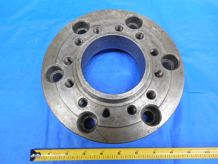 LATHE CHUCK ADAPTER 5-1/2 TAPER TO ABOUT 4.900 X 4.16 TO 4.055 MACHINE TOOLING