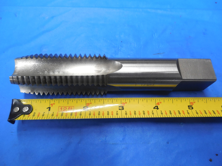 NICE! 1 1/4 7 NC TAP USA MADE GH7 HS 4 FLUTE SHARP! NO CHIPPED OR BROKEN TEETH!