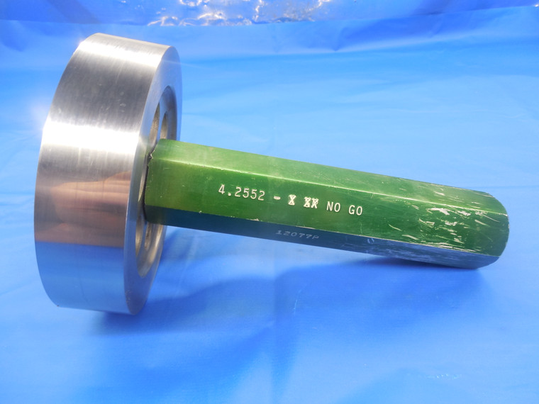 4.2552 CLASS X PIN PLUG GAGE 4.2500 +.0052 OVERSIZE 4 1/4 108.082 mm INSPECTION