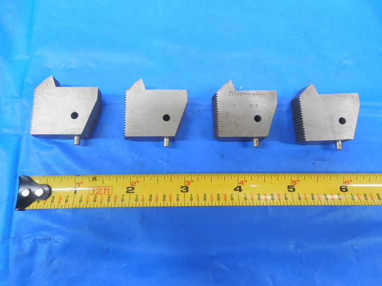 4 PCS LOT OF TRW 7/8 20 GEOMETRIC DIE HEAD CHASERS K STYLE C1, C2, C3, C4 7/8-20