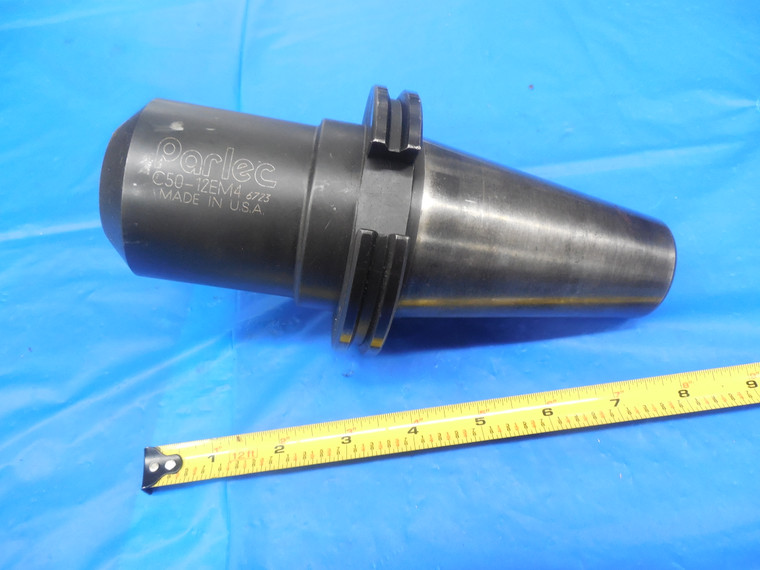 PARLEC CAT 50 1 1/4 DIA. I.D. EXTENDED REACH SOLID END MILL TOOL HOLDER 1.250