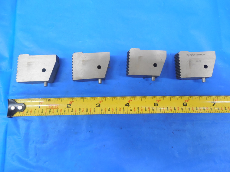 4 PCS LOT OF TRW 3/8 NPTF GEOMETRIC DIE HEAD CHASERS K STYLE A1, A2, A3, A4