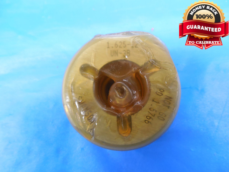 1 5/8 12 UN 3B THREAD PLUG GAGE 1.625 NO GO ONLY P.D. = 1.5766 U.N. 3B U.N.-3B