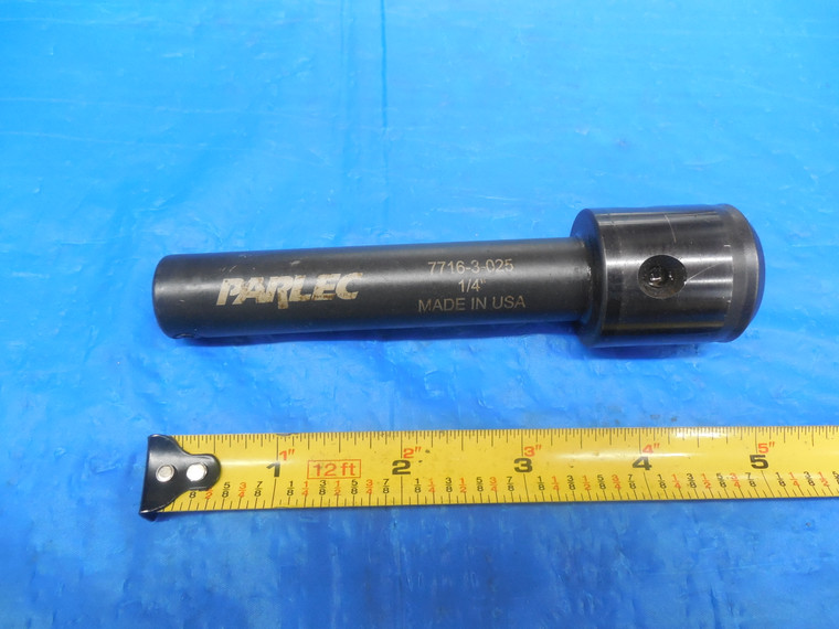 PARLEC 7716-3-025 1/4" DIAMETER TAP EXTENSION ADAPTER FOR TAPPING HEADS .25 .250