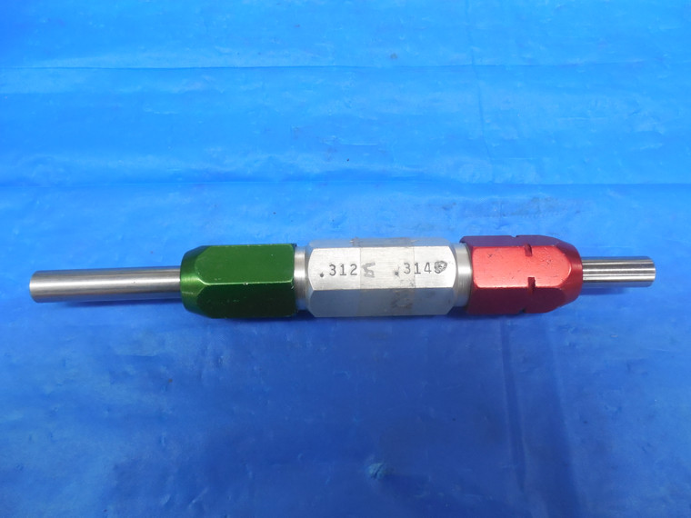 .3125 & .3140 SMOOTH PIN PLUG GAGE GO NO GO ONSIZE & OVERSIZE 5/16 7.976 mm