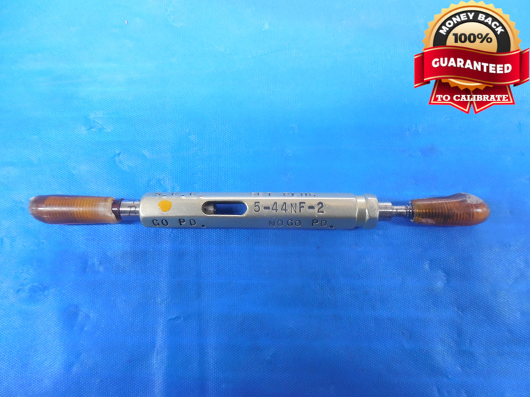 5 44 NF 2 SET THREAD PLUG GAGE #5 .125 GO NO GO P.D.'S = .1102 & .1079 .1250