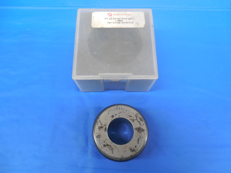 .9945 CLASS ZZ MASTER PLAIN BORE RING GAGE 1.0000 -.0055 UNDERSIZE 26 mm OVER 25